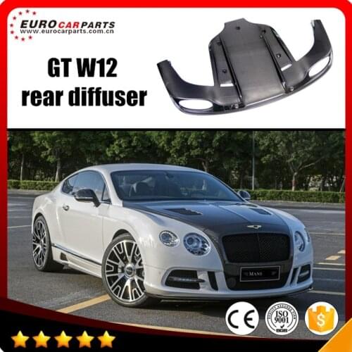 GT Mans rear diffuser fit for BL GT W12 to Mans-style GT carbon fiber diffuser
