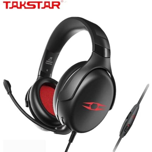 Takstar FLIT Gaming Headset,headphone with high sensitivity detachable microphone,for PC, MAC, PS4™,Xbox One,mobile equipment