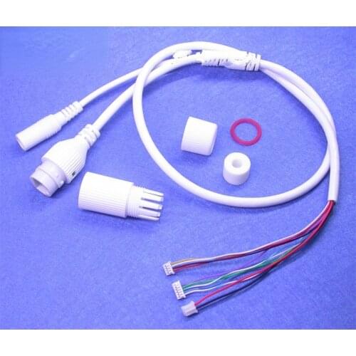 LAN cable for CCTV IP camera board module extra wires for POE Mid-Span type 4/5(+) 7/8(-) power supply