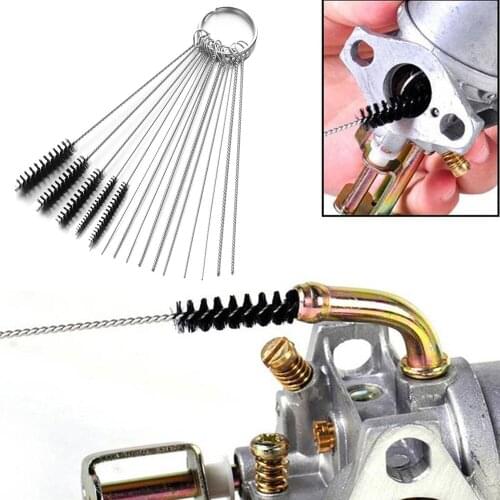 15/5Pcs Carburetor Carbon Dirt Jet Remove Cleaning Needles Brushes Cleaning Tools Automobile Motorcycle Tubing