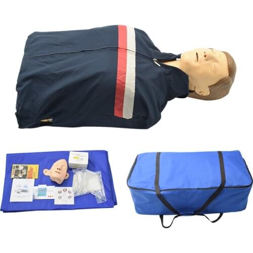 Half body adult cardiopulmonary resuscitation CPR Manikin model training dummy model