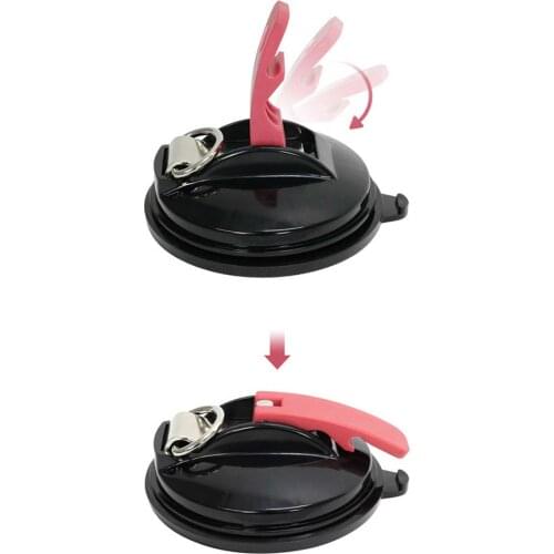 Multifunctional Suction Cup 5.31X4.33"Anchor with Securing Hook Car Tensioner for Tie Down Luggage Tarps Tents Camping Car Van