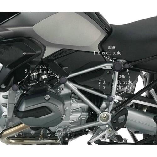 Motorcycle Modified For BMW R1200GS LC 2013-ON R1200GSA R1200 GS Adventure 2014-ON Frame decorative cover Cap 2017 2018