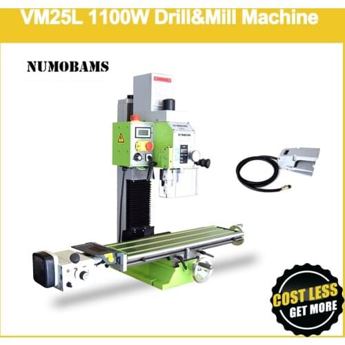 NUMOBAMS VM25L 1100W Brushless Motor with Auto Feeder + Foot Switch High Quality Milli Machine