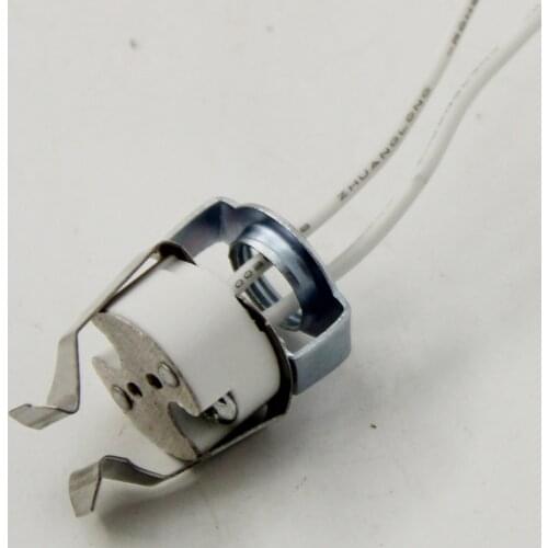 MR16 MR11 GU5.3 G5.3 lamp base connector cable, MR16 lamp Socket base MR16 lamp fitting fix holder 10cm Silicon cable