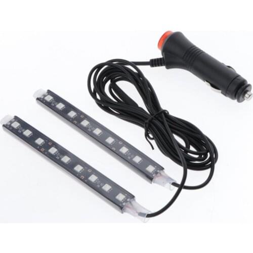 RGB 5050 Waterproof LED Strip light SMD 12V Power Cigarette lighter Full Kit
