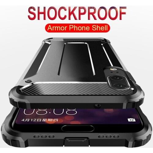 Luxury Armor Soft Shockproof Case On The For Huawei Y5 Y6 Y7 Pro Y9 Prime 2019 2018 Case Nova 3i 3E 4 4E 5 5i 5T Silicone Cases