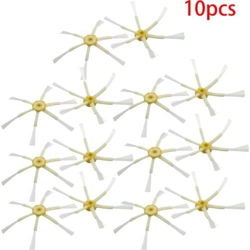 10pcs 6-armed side brush for iRobot Roomba 500 600 700 Series 530 550 560 610 620 630 650 625 760 770 780 Vacuum Cleaners Parts