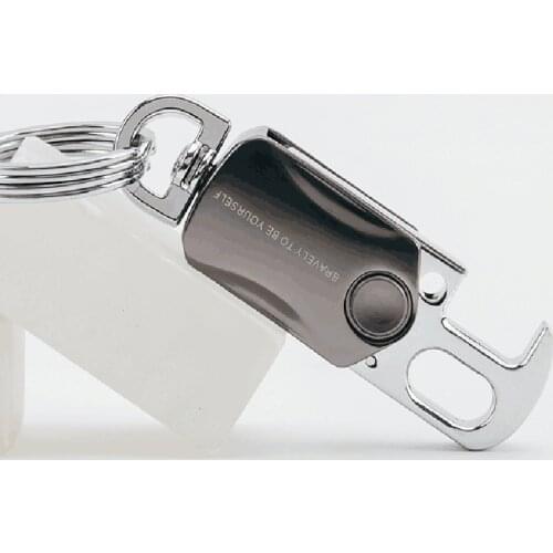 Corkscrew keychain Fashion Men Women Silver Color Metal inlay Hanging Car Key Clasp Clips Key Split Classic Gift Key Ring jewelr