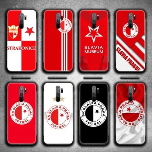 SK Slavia Praha Phone Case for Redmi 9A 9 8A 7 6 6A Note 10 9 8 8T Pro Max K20 K30 Pro