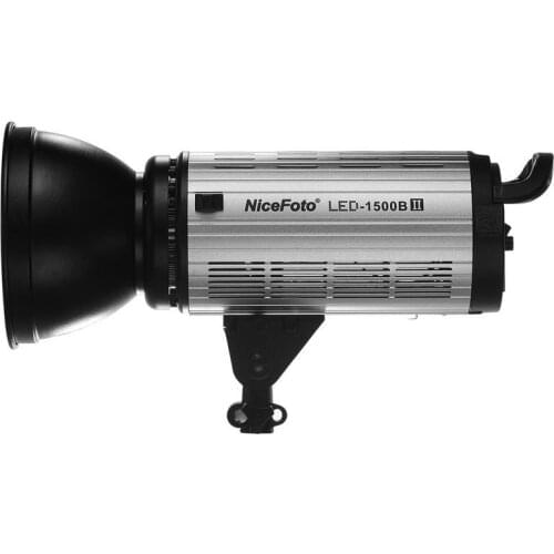 NiceFoto LED-1500B II CRI 95+ 5500K Daylight LED Video Light Dual Power Supply Mobile APP 2.4G Remote Control 150W 200W Lamp