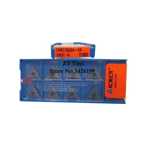 TNMG160404 HA PC9030 carbide insert Applicable to steel Stainless steel etc cemented carbide insert SCLCR for general nc blades