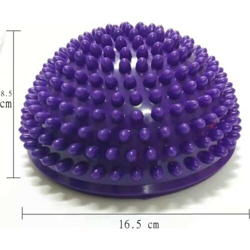Women Yoga Semicircle Ball Massage Ball Durable Universal Sports Gym Fitness Ball Yoga Wobble Stability Balance Disc Massage