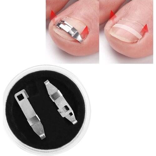 1 Pair Ingrown Toe Nail Fixer Embed Toenail Correction Lifter Pedicure Tool Foot Feet Care Pedicure Recover