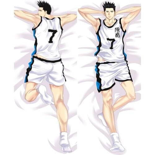 2017 update Anime SLAM DUNK Hanamichi Sakuragi Rukawa Kaede Sendoh Dakimakura pillow cover case Hugging Body pillowcase