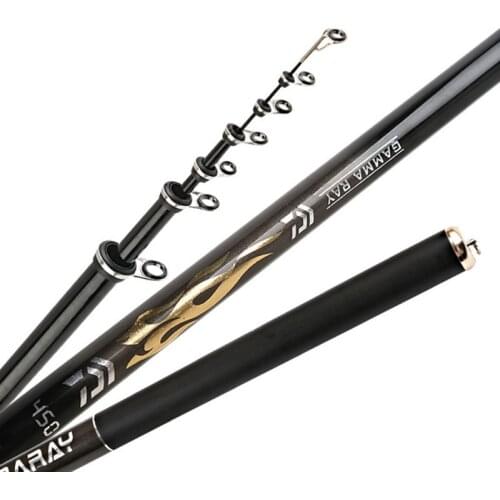 3.6m 4.5m 5.4m 6.3m Adjustable Rock Fishing Rod Super Hard Telescopic Fishing Rod Baitcasting Rod Carbon Rod Medium Fast B504
