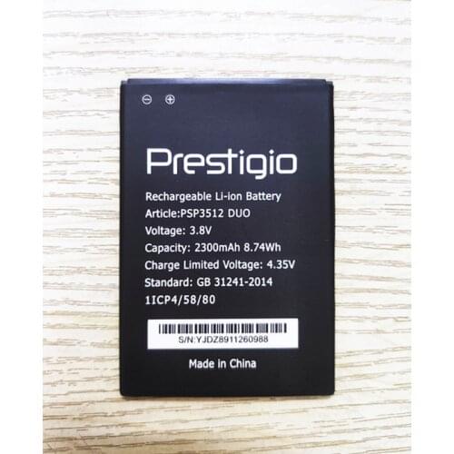 B-TAIHENG New High quality 2000mAh Battery for Prestigio Muze B3 PSP3512 DUO PSP3512DUO Battery Cell Phone 3.7V