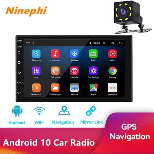 2 din Car Radios 2.5D GPS Android Multimedia Player For Volkswagen Nissan Hyundai Kia Toyota 7" Navigation auto videos