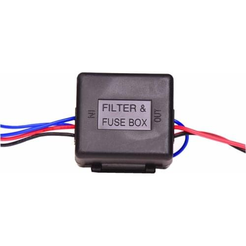 Car Reverse Backup Parking Camera DC 12V Power Filter Adapter Rectifier Anti Interference Install Kit for VW Skoda BMW Audi Benz