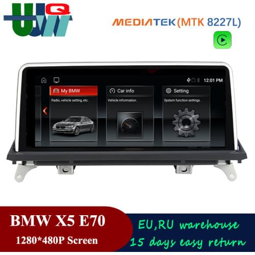 Soundgo 10.25" BMW E70 Andoid 10 Car DVD Player for BMW X5 E70 E71 CCC CIC Multimedia Head Unit Car Radio BT GPS Navi 4G Carplay