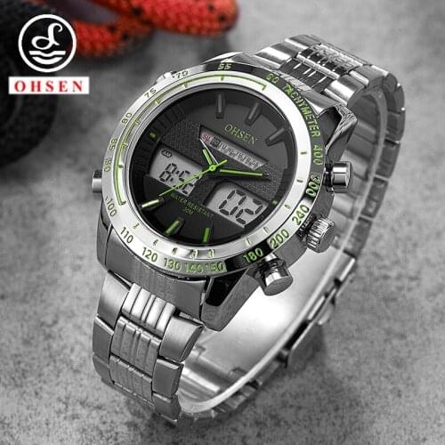 Watches Mens 2021Mens Watch Waterproof Date Clock Male Sports Watches Men Quartz Dual Display Wrist Watch Relogio Masculino