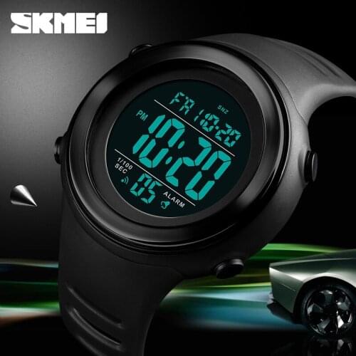 SKMEI Men Sports Watch LED Luminous Waterproof Digital Watch Wrist Dual Time Timing Backlight Waterproof Watch Relogio Masculino