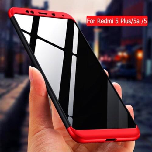 Xiaomi Redmi 5 Plus Case 360 Full Body Protection Case for Xiaomi Redmi 5 Plus 5Plus 5A High Quality PC Back Shell Cover