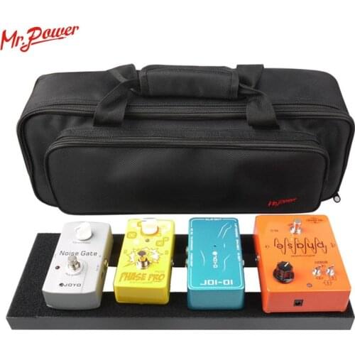 Guitar Effect Pedal Board Setup 40X13 CM DIY Guitar Pedalboard With Magic Tape Musical Instrument Accessory For Sale 120 B