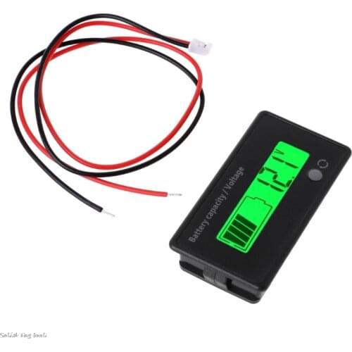 12V-84V Lead-acid Battery Capacity Indicator Voltage Meter Voltmeter LCD Monitor