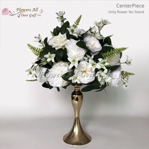Artificial Flower Wreath And Fake Flowers Ring Use Rose For Wedding Backdrop Party Decoration