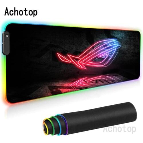 ASUS Mouse Pad Rog Deco Gaming Slipmat Rgb Setup Gamer Decoration Cool Gloway Mouse Mat LED Pc Republic of Gamers with Cable Rug