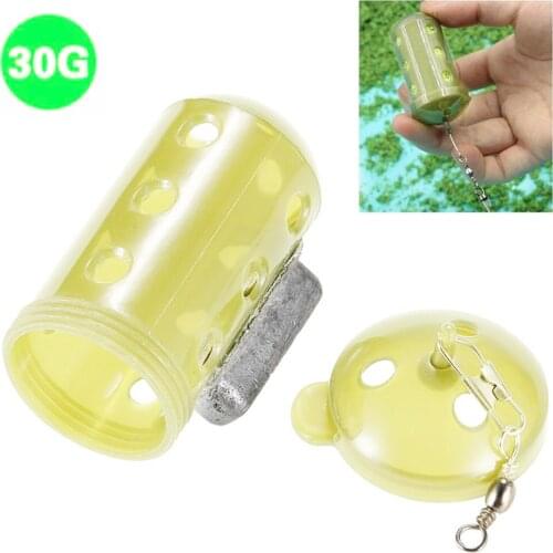 Maggot Feeder - Fishing Feeder Fishing Bait Trap Swim Feeder Carp Barbel Fishing 30g/1.05oz