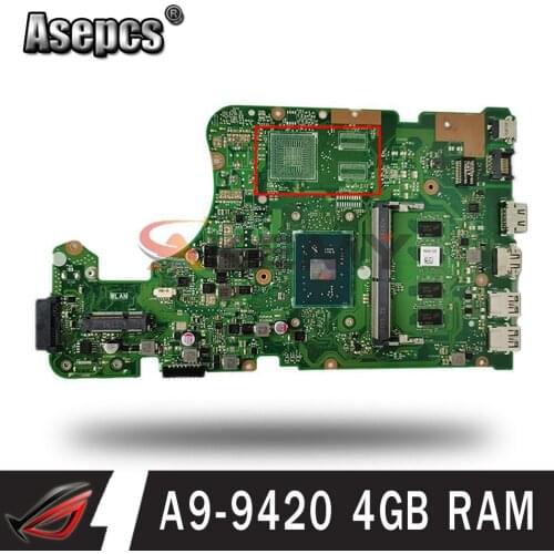 X555QG Motherboard X555QA X555BA X555Q X555B X555BA laptop Motherboard X555BA Mainboard Test OK A9-9420 4GB RAM