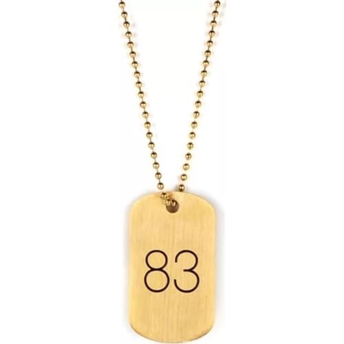 Stainless Steel Fashion Dog Tag Wholesale Plating Laser Digital Dog Tag