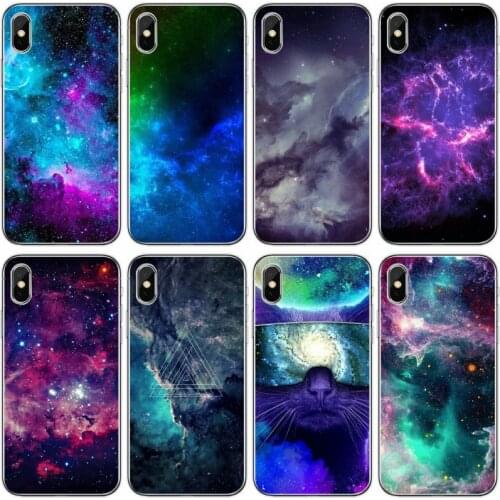Colorful space for galaxy universe Soft Silicone Phone Case For iPhone 6 6plus 7 8plus 5 5S 5C SE For iPhone X XS XR XS Max