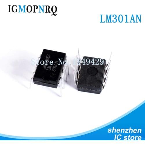 10PCS LM301AN DIP8 LM301 LM301A Operational amplifier op amp OP Amp DIP8 New