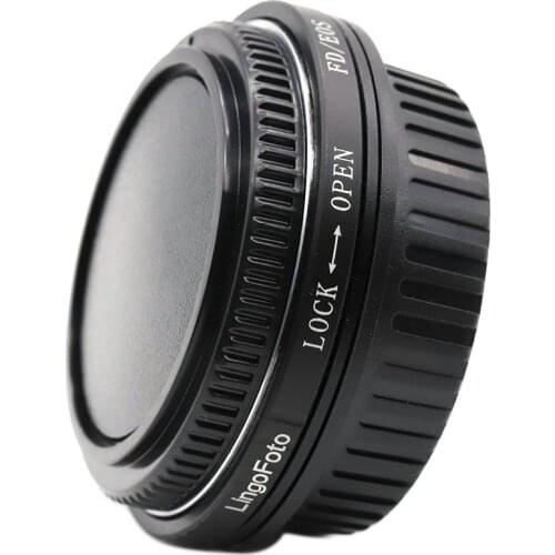 For Canon FD mount Lens to Canon EOS EF Mount Camera , LingoFoto FD-EOS Metal Mount Adapter Ring with correction glass