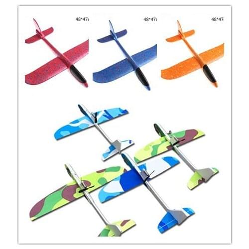 Plastic EVA Aircraft Airplane Glider Inertial Foam Airplane Plane Model Outdoor Toys Made Of Foam Hand Launch Throwing