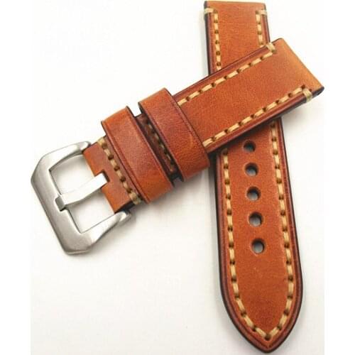 Wholesale 10PCS/lot 20MM 22MM 24MM 26MM genuine leather Cow leather Watch band watch strap man watch straps -171121WS