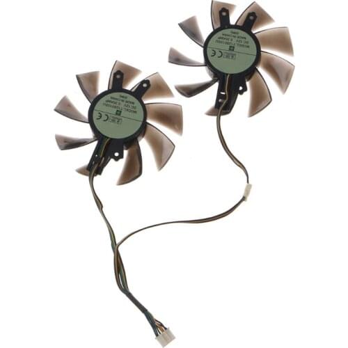 T128010SU VGA Fan for Gigabyte GTX 1060 Graphics Card Cooling 4Pin 12V 0.35A