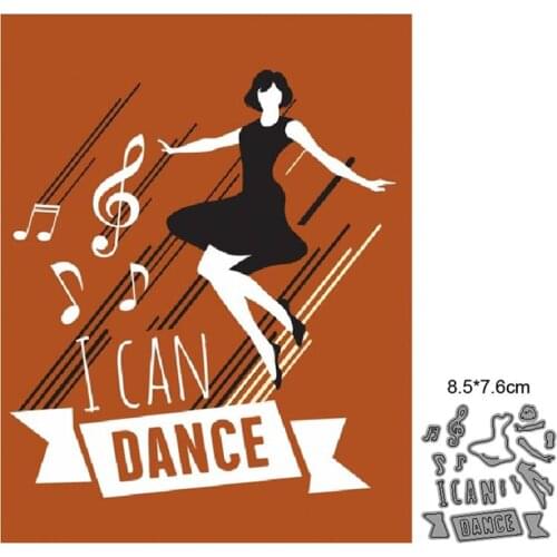 Dance Girl New Metal Cutting Dies For Stamps Scrapbooking Stencils DIY Paper Album Cards Decor Embossing