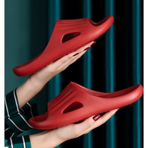 Slippers Womens Soft Thick Soled Mens Home Non Slip Bathroom Bath EVA Home Slippers Lovers House Slippers Man Shoes