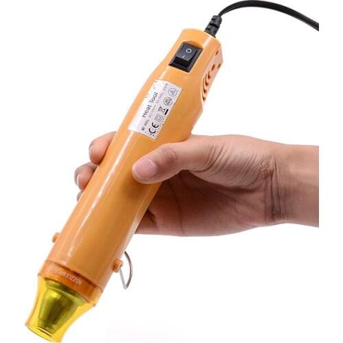 Hot air gun 72 color diy heat shrinkable film rubber powder embossed powder soft heat shrinkable shaping tool hot air gun