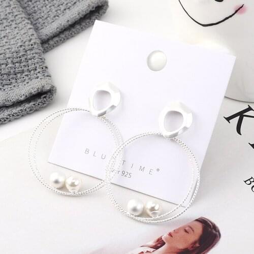 TONGKWOK Bohemia Exaggeration Dangle Earrings For Women Silk Thread Tassel Metal Long Chandelier Earrings #140004