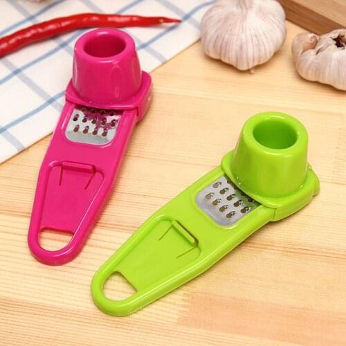 1 Pcs Kitchen Accessories Grater Garlic Press Fruit Vegetable Tools Slicer Cutter Gadget Plastic Stainless Steel Utensils