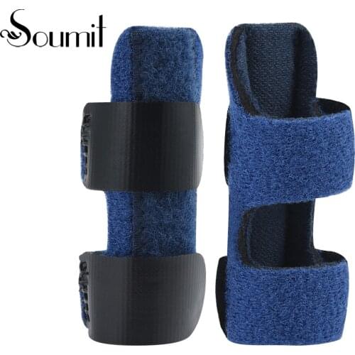 Soumit 2Pcs Finger Support fixed finger strap Pads Osteoarthritis Finger Pain Pain relief pad Repair of tendon rupture Fixed pad