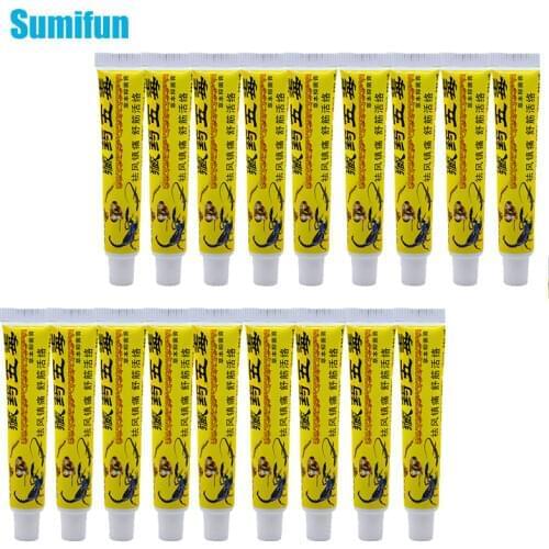 20Pcs Scorpion Venom Pain Relief Ointment Rheumatism Arthritis Analgesic Cream Muscle Ache Knee Back Herbal Medical Plaster