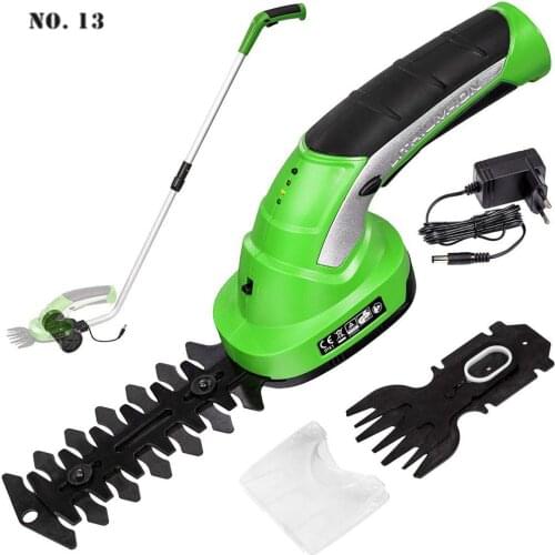 7.2V Electric Trimmer Pruning Shears Garden Lawn Hedge Rechargeable Fence Scissors Weeder Cutting Flower Lawn Mower Garden Tool