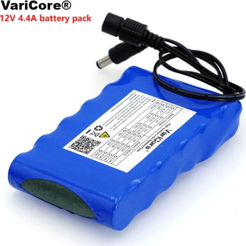 VariCore 12 v 4.4Ah 4400mAh 18650 Rechargeable batteries 12V Li-Ion Battery pack Protection Board CCTV Monitor battery