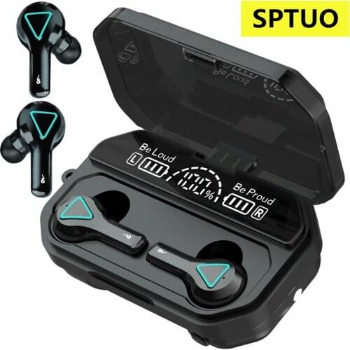 WIRELESS POWERBANK MODEL 2021 A15 TWS Wireless Bluetooth Headphone Bluetooth 5.1 with LED display and mic